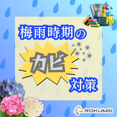 そろそろ梅雨が始まる！カビ対策しなきゃ！ アイキャッチ画像